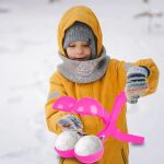 Jamara Snow Play Schneeballzange Duo 38cm pink