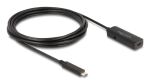 DeLOCK 80027 USB Kabel USB 3.2 Gen 2 (3.1 Gen 2) 3 m USB C 10 Gbit/s Schwarz