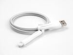 DeLOCK Staubschutz für USB Typ-A Stecker und Apple Lightning Stecker Set 2 Stück weiß