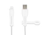 DeLOCK Staubschutz für USB Typ-A Stecker und Apple Lightning Stecker Set 2 Stück weiß