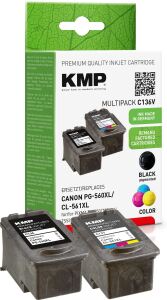 KMP 1581,4005 Druckerpatrone 3 Stück(e) Kompatibel Hohe (XL-) Ausbeute Schwarz, Cyan, Magenta, Gelb