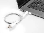 DeLOCK Staubschutz für USB Typ-A Stecker und USB Type-C Stecker Set 2 Stück weiß