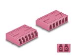 DELOCK LWL Kupplung HD LC Hexaplex Bu zu LC Bu violett
