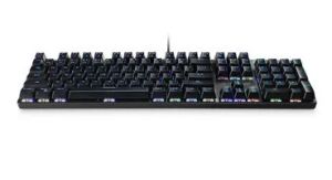 MediaRange MRGS101-UK Tastatur Gaming USB QWERTY UK International Schwarz, Silber