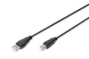 Digitus USB-A – USB-B Anschlusskabel, 1,8m