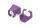 Digitus Farbclips für Patchkabel - Violett