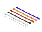 DELOCK KBI biegsam L 80 x B 4 mm farbig sortiert Set 10 STK