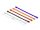 DELOCK KBI biegsam L 80 x B 4 mm farbig sortiert Set 10 STK
