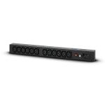 CyberPower PDU20BHVIEC12R, Rackmount 1U, Basic PDU Eingang 230V/16A (1), Ausgang IEC-320 C13 (12)
