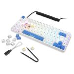 Sharkoon SKILLER SGK50 S3 PBT Tastatur Gaming USB QWERTZ Deutsch Weiß