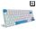 Sharkoon SKILLER SGK50 S3 PBT Tastatur Gaming USB QWERTZ Deutsch Weiß