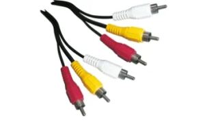Schwaiger CIK5015 533 Composite-Video-Kabel 1,5 m 3 x RCA Schwarz