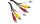 Schwaiger CIK5015 533 Composite-Video-Kabel 1,5 m 3 x RCA Schwarz