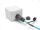 DeLOCK LWL Kabel LC Duplex zu LC Duplex mit Verschlusskappe Multimode OM3 IP68 staub- und wasserdicht 2 m