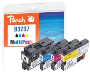Peach 321008 Druckerpatrone 4 Stück(e) Schwarz, Cyan, Magenta, Gelb