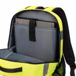 DICOTA P20471-17 Rucksack Schwarz, Grau, Gelb Recyceltes Polyethylenterephthalat (rPET)