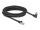 Delock GigE Kamera Kabel RJ45 St 45° gedreht und 90° gewink.