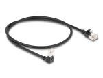 DELOCK RJ45 Netzwerkkabel Cat.6A S/FTP Slim 90°unten...
