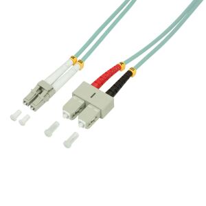 LogiLink 1m, LC - SC InfiniBand/Glasfaserkabel Blau