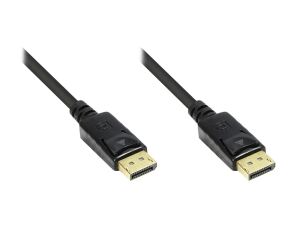 Alcasa DisplayPort/DisplayPort, 1 m Schwarz
