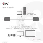 CLUB3D VGA Cable Bidirectional M/M 3m/9.84ft 28AWG