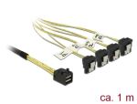 DeLOCK 85685 SCSI-Kabel Schwarz, Gelb 1 m 1 x Mini SAS HD...