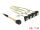 DeLOCK 85685 SCSI-Kabel Schwarz, Gelb 1 m 1 x Mini SAS HD SFF-8643 4 x SATA 7 pin