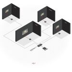 Lindy 38155 KVM-Extender Sender und Empfänger