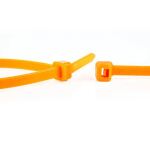 WKK 110196371 Kabelbinder Lösbarer Kabelbinder Kunststoff Orange 100 Stück(e)