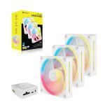 Corsair iCUE LINK LX120-R RGB Computergehäuse Ventilator 12 cm Weiß 3 Stück(e)