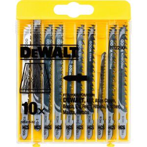 DEWALT Stichsaegeblaetter-Set 10-tlg. Holz