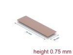 DELOCK Wärmeleitpad 70x20x0,75mm für M.2 Module 3,0 W/mK