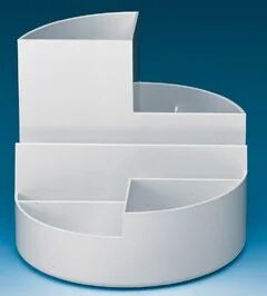 MAUL Round Box. White Stiftehalter