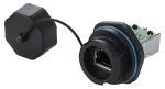Alcasa IC06-R102 Drahtverbinder RJ45 Schwarz