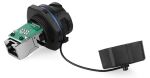 Alcasa IC06-R102 Drahtverbinder RJ45 Schwarz