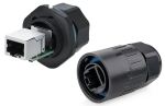 Alcasa IC06-R102 Drahtverbinder RJ45 Schwarz