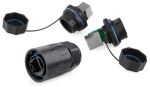 Alcasa IC06-R102 Drahtverbinder RJ45 Schwarz