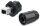 Alcasa IC06-R102 Drahtverbinder RJ45 Schwarz