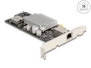 DELOCK PCI Express Karte zu 1 x 10GBase-T LAN PoE+ RJ45