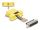 DELOCK Adapter D-Sub25> D-Sub25 St/Bu Montagesatz gelb