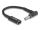DeLOCK Adapterkabel für Notebook Ladekabel USB Type-C Buchse zu HP 4,5 x 3,0 mm Stecker 90° gewinkelt 15 cm
