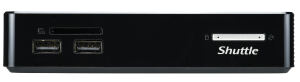 Shuttle XPC nano NS02EV2 Rockchip RK3368 2 GB DDR3L-SDRAM 16 GB eMMC Android 8.1 Nettop Mini-PC Schwarz