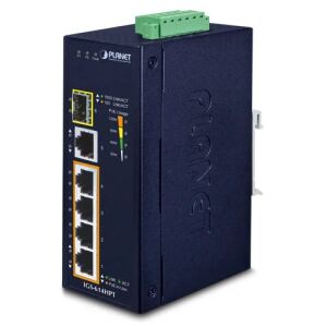 PLANET IGS-614HPT Netzwerk-Switch Unmanaged Gigabit Ethernet (10/100/1000) Power over Ethernet (PoE) Blau