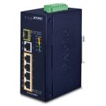 PLANET IGS-614HPT Netzwerk-Switch Unmanaged Gigabit Ethernet (10/100/1000) Power over Ethernet (PoE) Blau