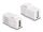 DELOCK Keystone Modul USB 2.0 A Bu zu USB 2.0 A Bu weiß