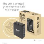 CLUB3D CAC-1917 Ladegerät für Mobilgeräte Universal Schwarz AC Schnellladung Drinnen