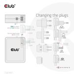 CLUB3D CAC-1917 Ladegerät für Mobilgeräte Universal Schwarz AC Schnellladung Drinnen