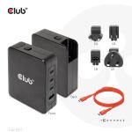 CLUB3D CAC-1917 Ladegerät für Mobilgeräte Universal Schwarz AC Schnellladung Drinnen