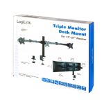 LogiLink BP0107 Flachbildschirm-Tischhalterung 81,3 cm (32") Tisch/Bank Schwarz