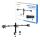 LogiLink BP0107 Flachbildschirm-Tischhalterung 81,3 cm (32") Tisch/Bank Schwarz